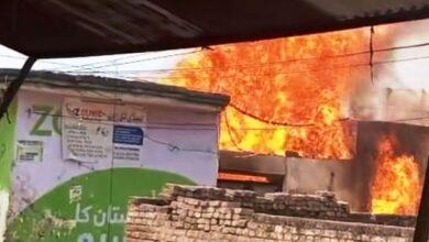 Gujar Khan: Fire Erupts at Gas Cylinder Refilling Agency in Ward No. 19