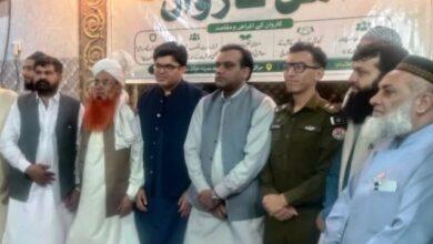 Gujar Khan: Arrival of Rawalpindi Police and Prominent Religious Scholars’ Peace Caravan