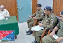Gujar Khan: SSP Investigation Nasir Ali Khan Reviews Performance at the Police Station