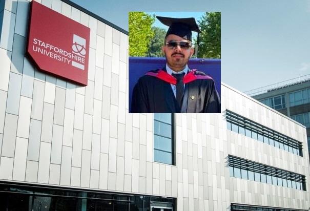 London: Yasir Mahmood Hashmi Earns Master’s Degree in Mechanical Engineering at University of Staffordshire