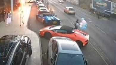 Birmingham: Petrol Bomb Attack on Supercars Outside Wedding Venue Birmingham: Petrol Bomb Attack on Supercars Outside Wedding Venue