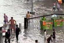 Rawalpindi and Islamabad turned roads into streams