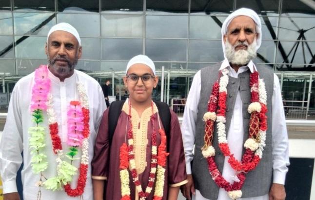 London: Congratulations to Haji Ehsan, Haji Hanif and Ibrahim on Performing Umrah