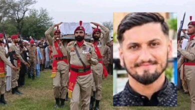 Gujar Khan; Ch Mubashir Irshad of Bhadana Sacrifices His Life for the Homeland