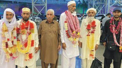 Kahuta; Al-Khalil Umrah Group Returns Home Under the Leadership of Sahibzada Muhammad Farid